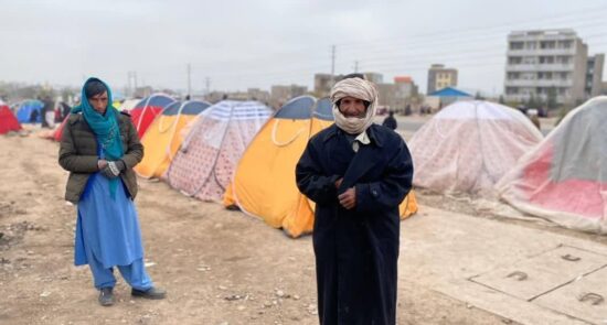 بیجا شده هرات 4 550x295 - تاکید سازمان ملل بر حمایت دوامدار از بیجا شده های داخلی در افغانستان