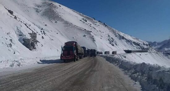 سالنگ‌ 550x295 - اعلامیه وزارت فواید عامه درباره آخرین وضعیت برف‌باری درسالنگ‌ها