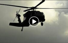 ویدیو/ پرواز چرخبال های طالبان بر فراز آسمان پنجشیر