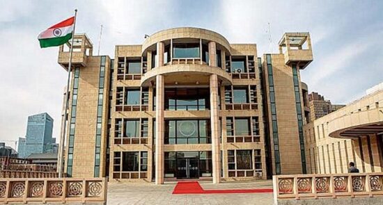 سفارت هند در کابل 550x295 - منابع دپلوماتیک: دهلی نو سفارت خود را در افغانستان بازگشایی می کند