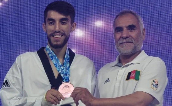 محسن رضایی - کسب مدال برونز توسط تکواندوکار افغانستان در مسابقات قهرمانی آسیا