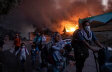 لسبوس کمپ آتش 226x145 - محاکمه دو پناهجوی افغان به جرم همکاری در آتش سوزی کمپ مهاجرین در جزیره لسبوس