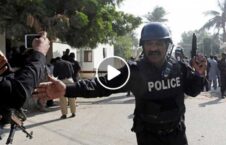 ویدیو مهاجرین افغان پولیس پاکستان 226x145 - ویدیو/ سرکوب اعتراضات مهاجرین افغان توسط پولیس پاکستان