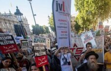 تجمع اعتراضی صد‌ها بریتانیایی در حمایت از مردم غزه