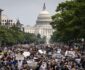 تظاهرات صد‌ها تن از فعالان اجتماعی در امریکا