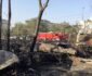 تصاویر/ خسارات به جا مانده از آتش سوزی در بازار مکروریان کابل