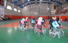 باسکتبال معلول زن 226x145 - گزارشی از تمرینات تیم باسکتبال زنان دارای معلولیت در هرات