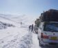 برف‌باری های سنگین شاهراه کابل – غور را مسدود کرد