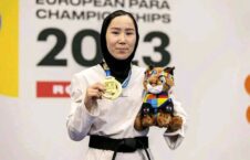 رکوردشکنی تکواندو کار افغان و کسب مدال طلا در قهرمانی اروپا