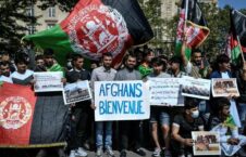 راه اندازی اعتراضات گسترده مهاجرین افغان در پاریس
