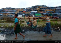 فرار مسلمانان روهینگیا از خشونت میانمار (1)