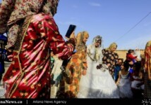 اولین مراسم ازدواج بعد از خروج داعش از شهر رقه (1)