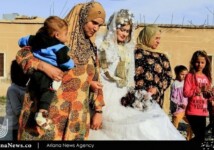 اولین مراسم ازدواج بعد از خروج داعش از شهر رقه (3)