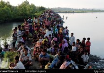 راهپیمایی مرگ مسلمانان میانمار (4)