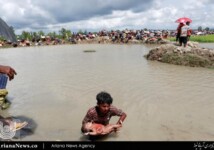 راهپیمایی مرگ مسلمانان میانمار (8)
