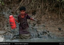 لحظات وحشتناک عبور مسلمانان روهینگیا از رودخانه (15)