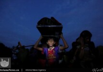 لحظات وحشتناک عبور مسلمانان روهینگیا از رودخانه (17)
