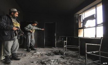وقوع یک آتش سوزی در یک مکتب دخترانه در کابل