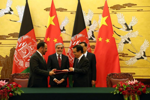 امضای شش سند همکاری میان افغانستان و چین