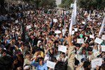 رهبران هزاره غایبان بزرگ در تجمع های اعتراض آمیز