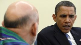 گفتگوی تلیفونی بارک اوباما با حامد کرزی