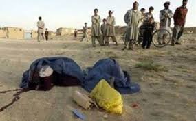 اعدام یک زن توسط طالبان در ولایت غور