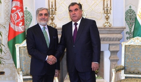 دیدار داکتر عبدالله با رئیس جمهور تاجکستان