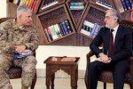 دیدار رئیس اجرائیه با جنرال کمبل در کابل