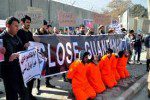 مظاهره ده ها تن در برابر سفارت امریکا در کابل