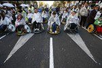 مظاهره ده ها تن از معلولین در کابل