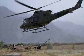 حملۀ هوایی نیروهای افغان بالای مواضع شورشیان مسلح در هلمند