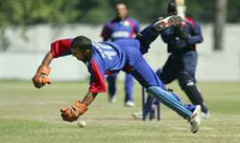 پیروزی تیم کرکت افغانستان در مقابل تیم کرکت هالند