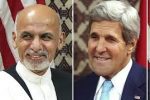 دیدار رئیس جمهور احمدزی با وزیر خارجه امریکا